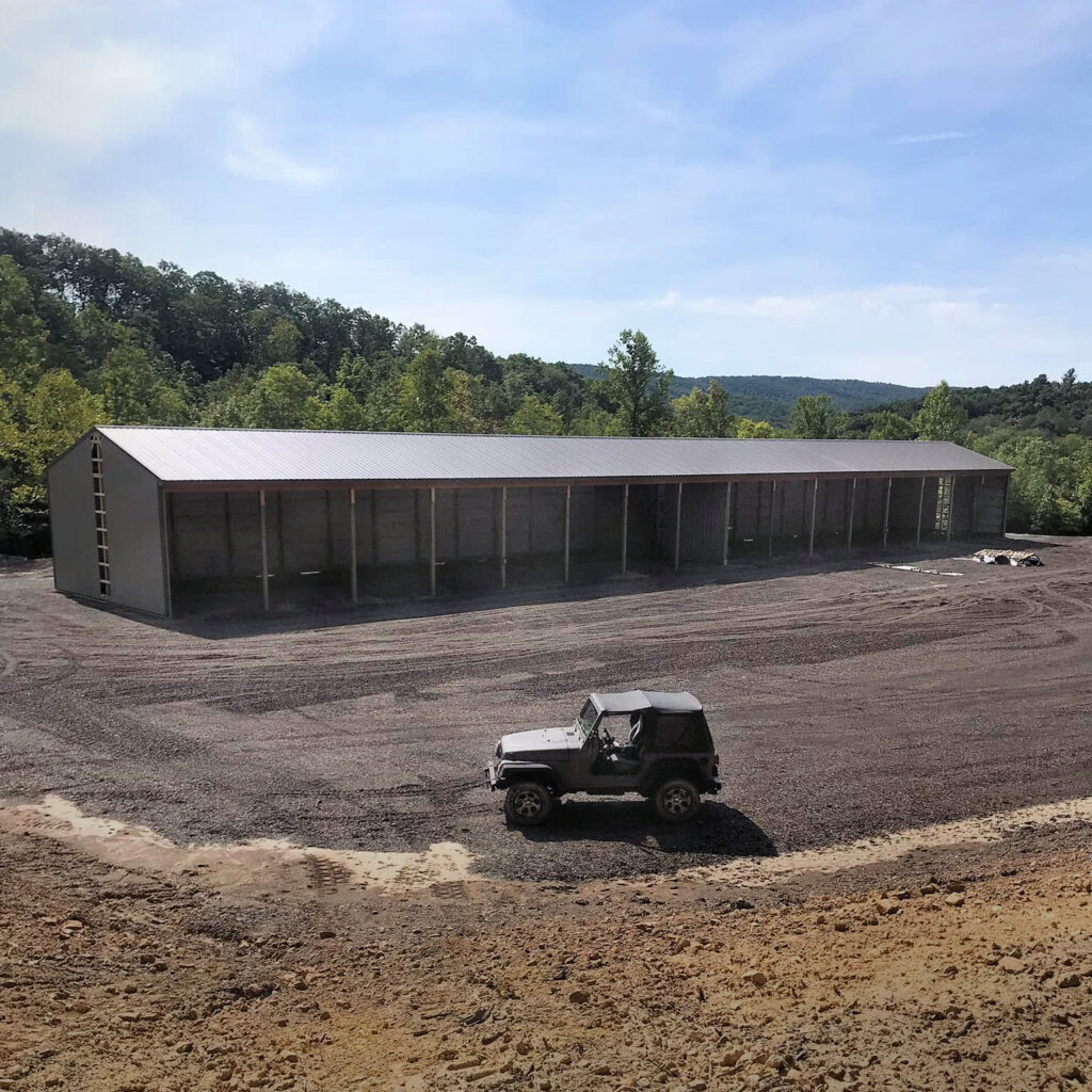 Boat Storage Building - Nearly Completed